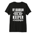 My Grandson Is Keeper Soccer T-Shirt - Minimalist Print Men Women - T-Shirt, Sweatshirt, Hoodie