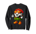 Funny Hawaii Soccer Ball Hawaiian Sweatshirt - Custom Art Print for Adults - T-Shirt, Sweatshirt, Hoodie