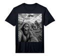 Bigfoot Selfie Dinosaurs Soccer Ufo T-Shirt - Custom Art Print Men Women - T-Shirt, Sweatshirt, Hoodie