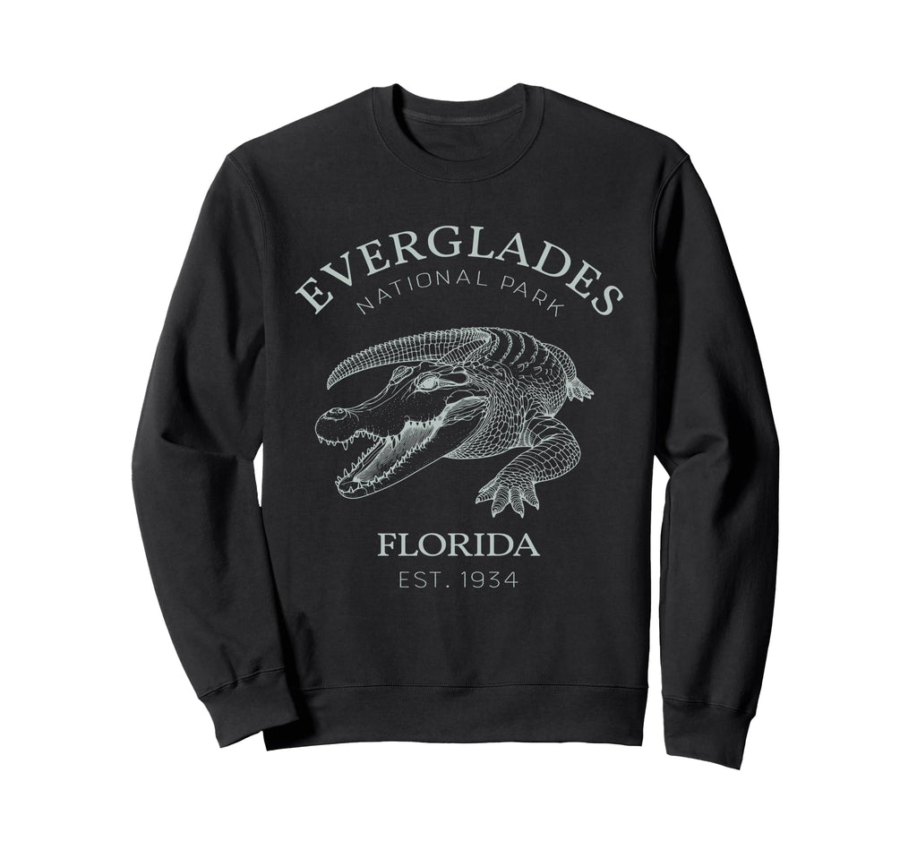 Everglades National Park Alligators Sweatshirt - Novelty Apparel Men Women - T-Shirt, Sweatshirt, Hoodie