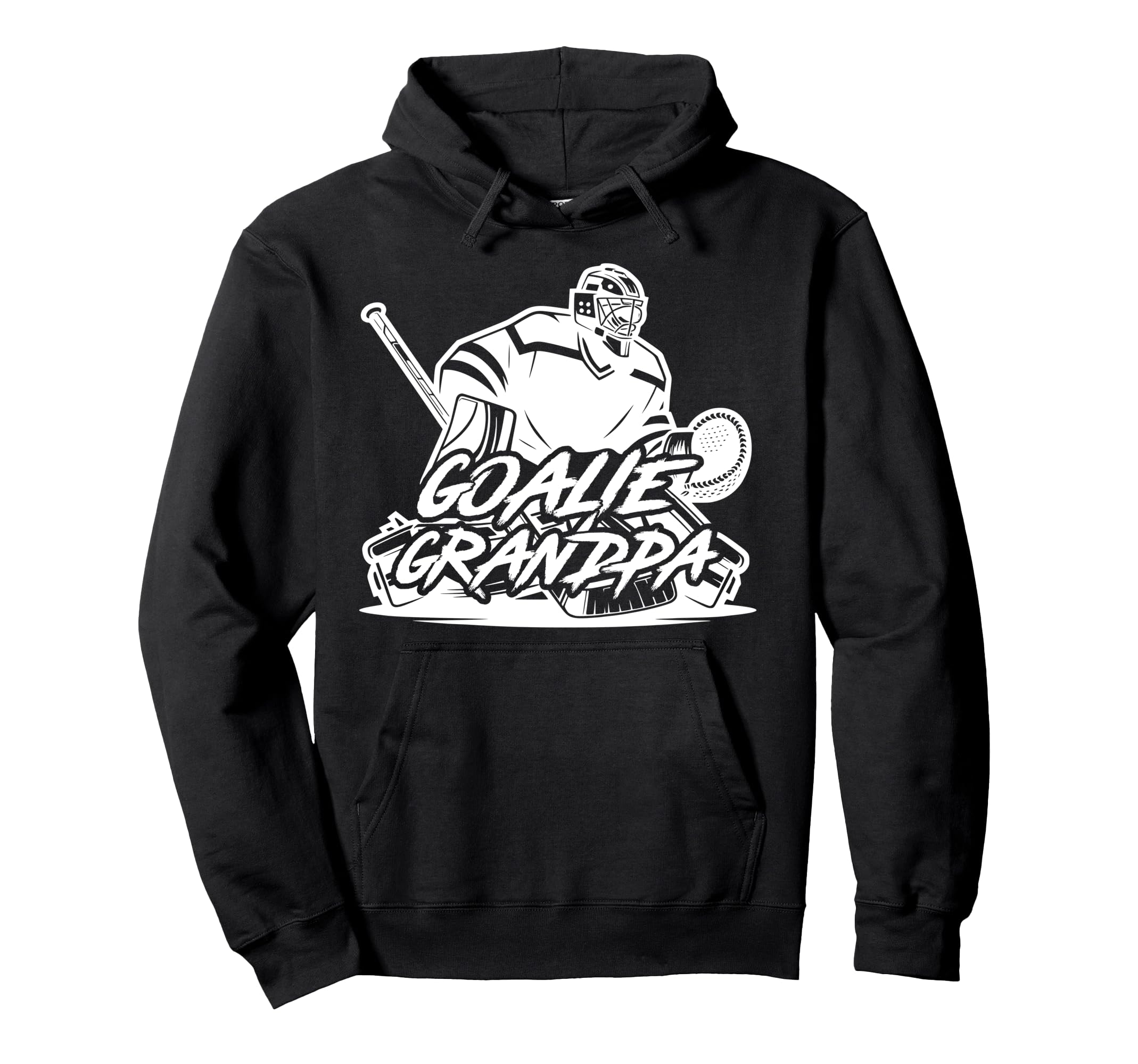Ice Hockey Goalie Grandpa Hockey Hoodie - Streetwear Style Men Women - T-Shirt, Sweatshirt, Hoodie