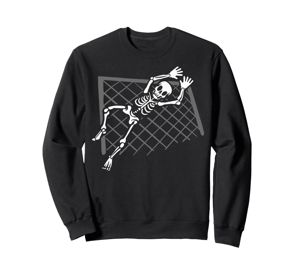 Skeleton Goalkeeper Sweatshirt - Custom Art Print for Adults - T-Shirt, Sweatshirt, Hoodie