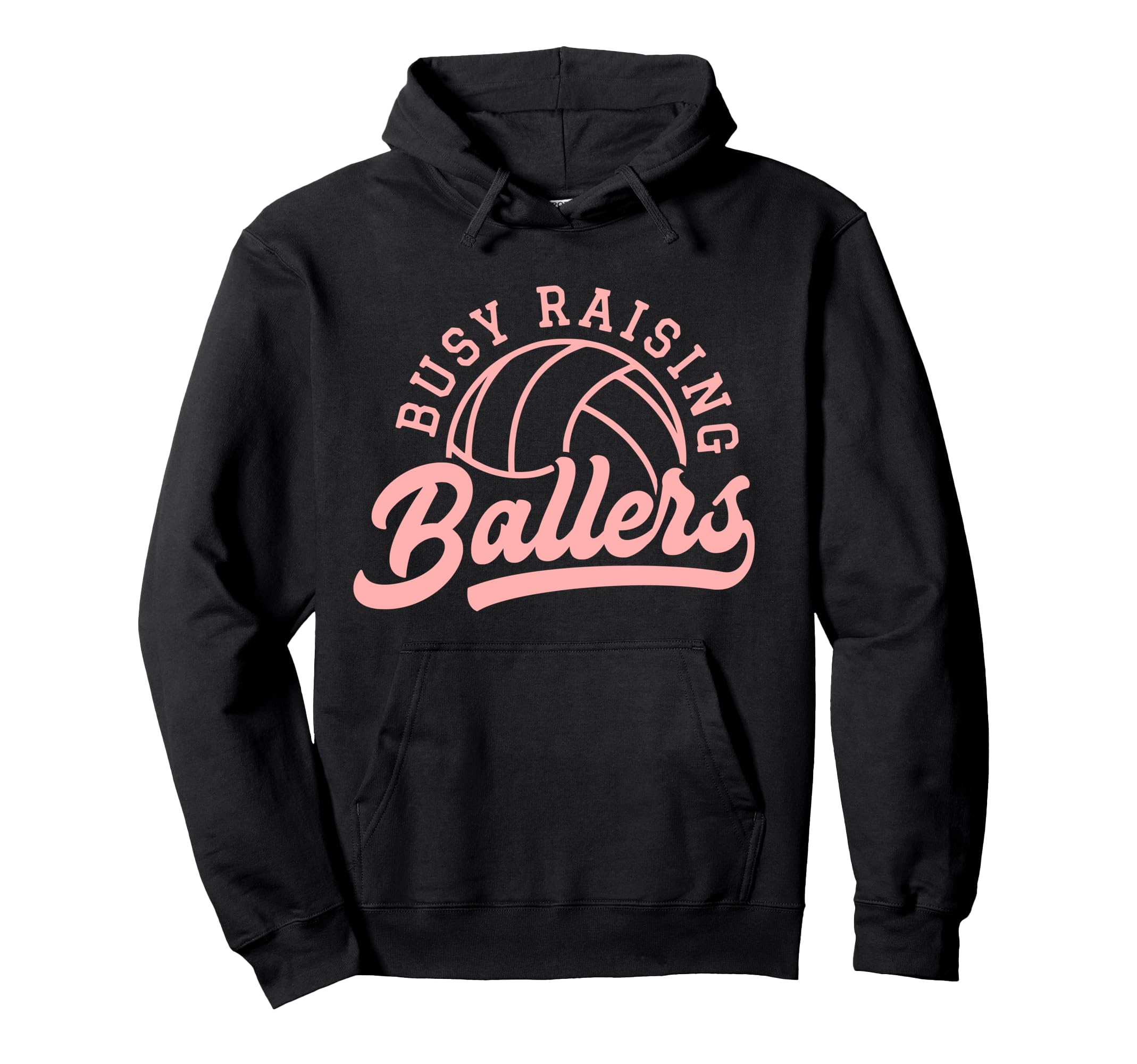 Volleyball Player Coach Busy Raising Hoodie - Graphic Print for Adults - T-Shirt, Sweatshirt, Hoodie