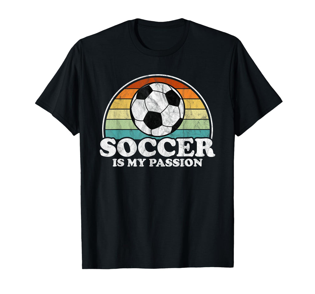 Soccer Is My Passion Soccer Ball T-Shirt - Graphic Print for Adults - T-Shirt, Sweatshirt, Hoodie