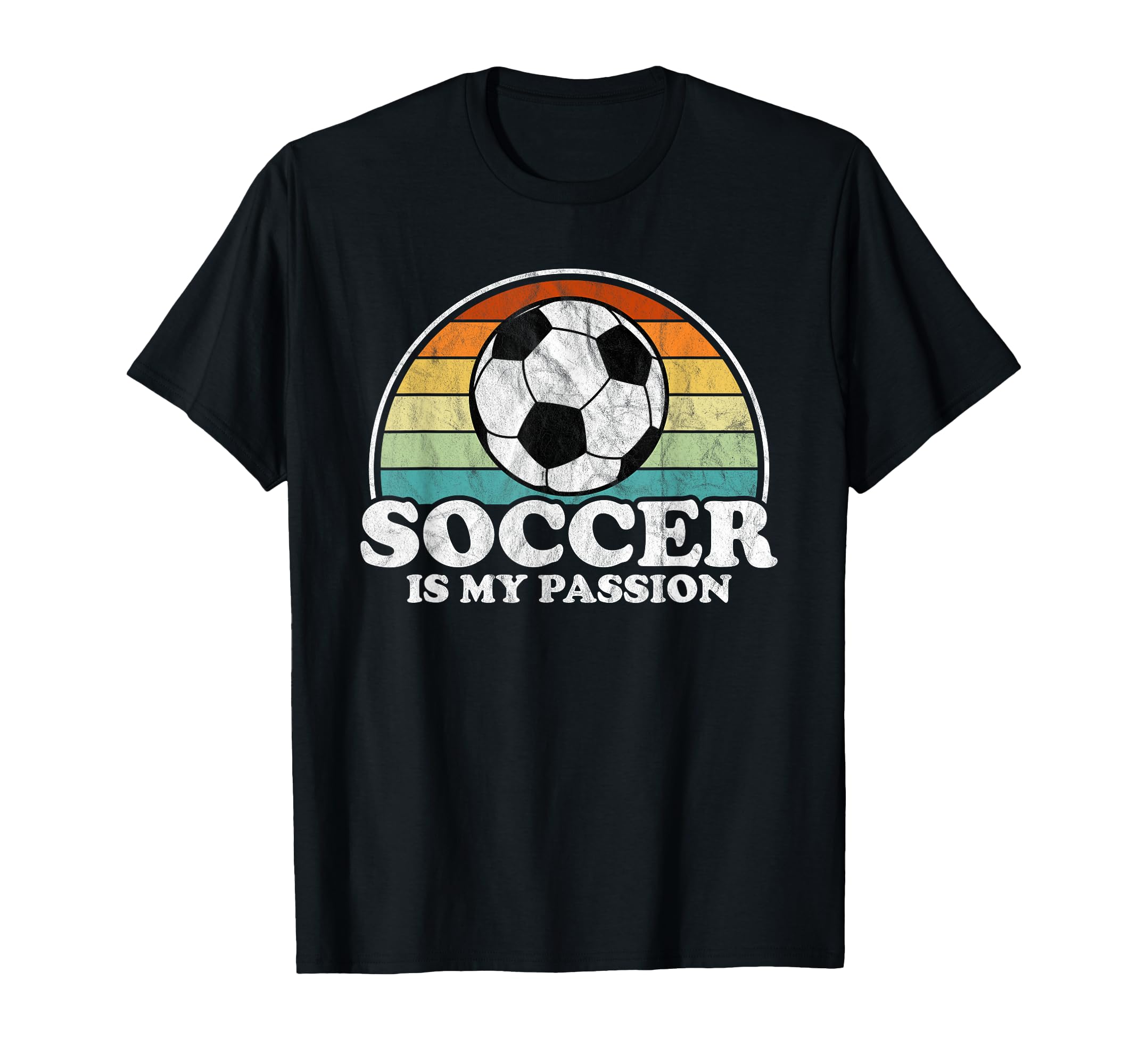 Soccer Is My Passion Soccer Ball T-Shirt - Graphic Print for Adults - T-Shirt, Sweatshirt, Hoodie