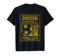 Soccer Moms Club Iced Coffee Game T-Shirt - Minimalist Print for Adults - T-Shirt, Sweatshirt, Hoodie