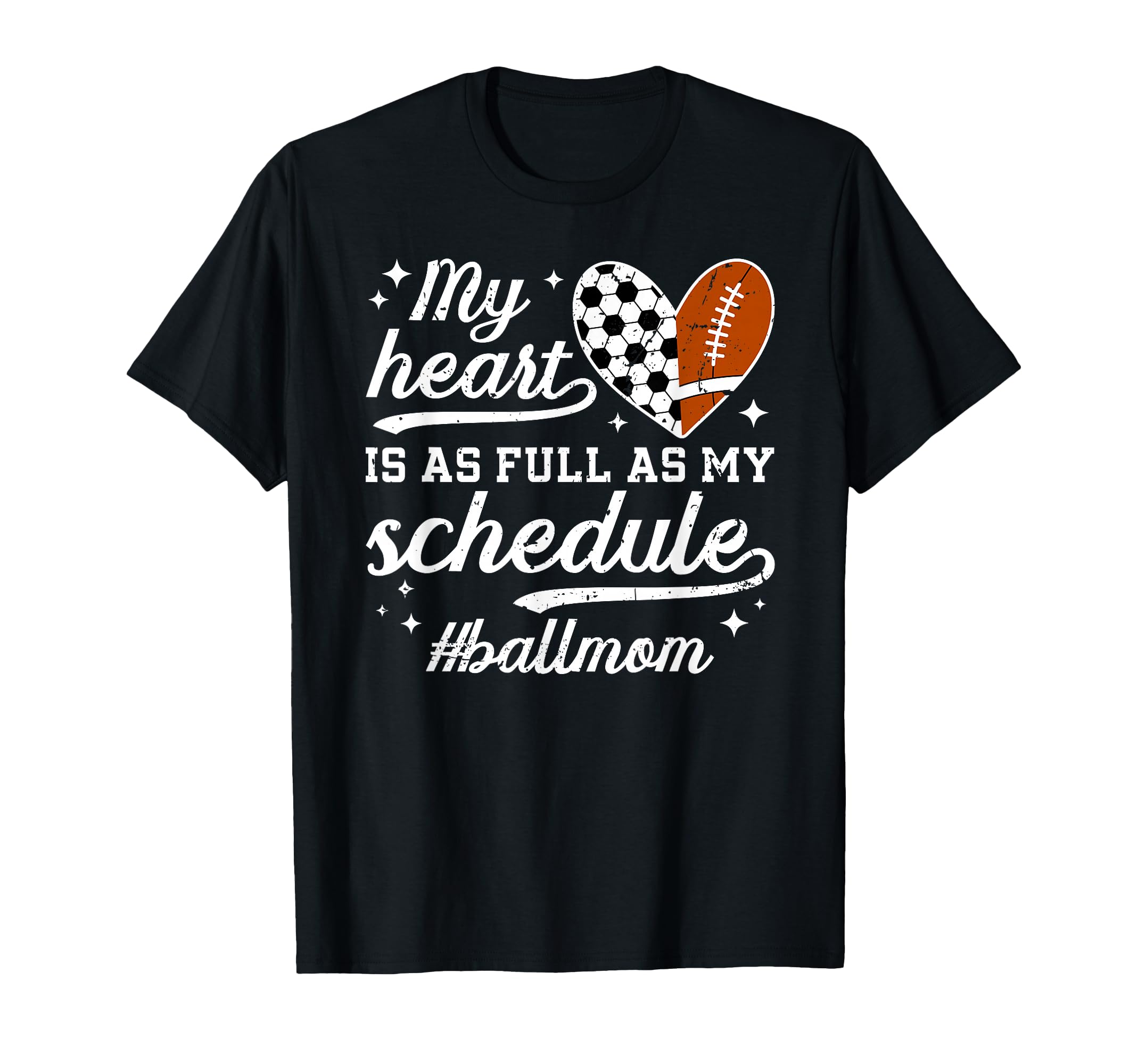 Ball Mom Proud Football Soccer T-Shirt - Casual Everyday Wear for Adults - T-Shirt, Sweatshirt, Hoodie