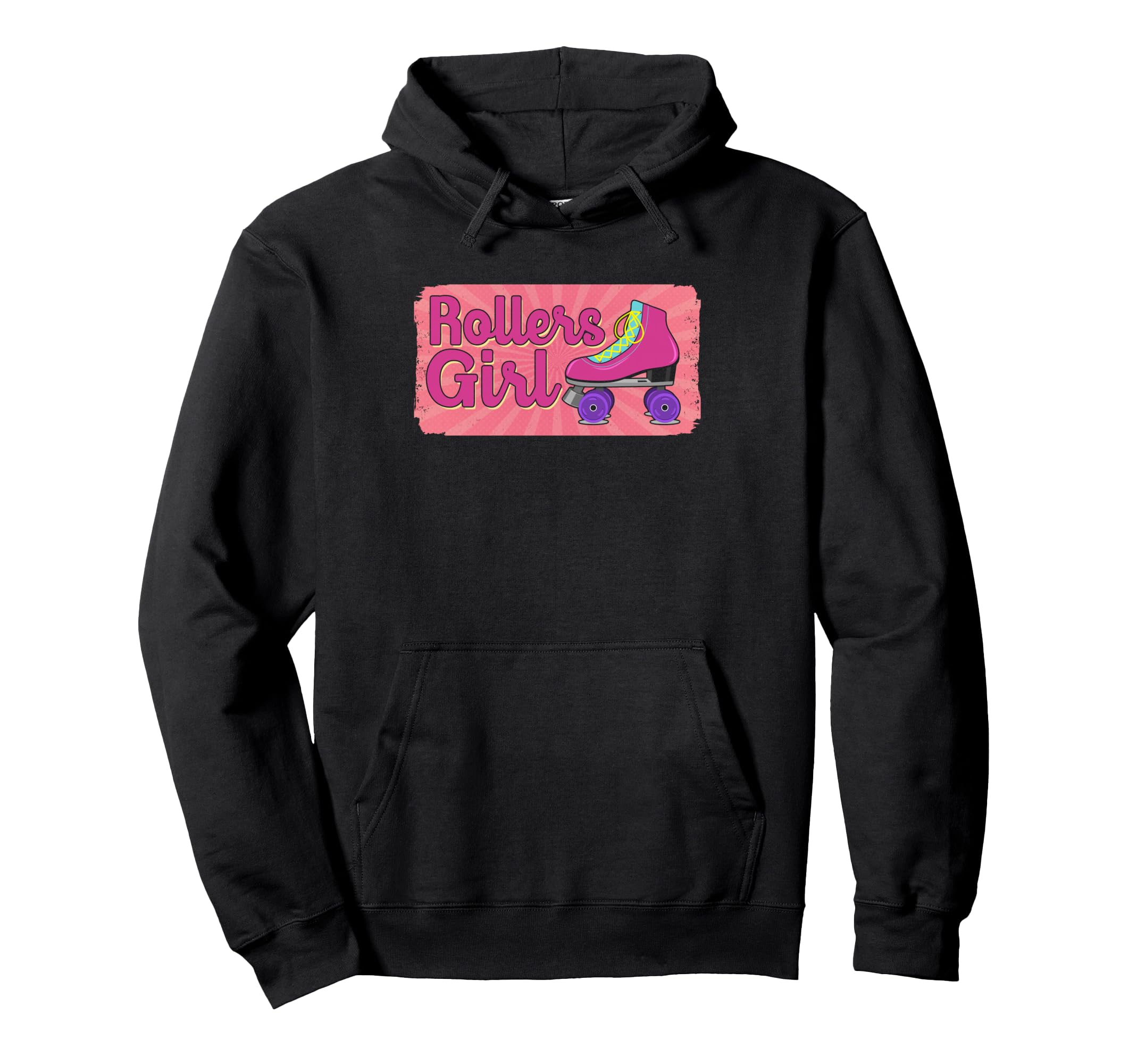 70S 80S Skating Roller Skates Hoodie - Minimalist Print Men Women - T-Shirt, Sweatshirt, Hoodie