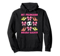 My Princess Wears Cleats Soccer Mom Hoodie - Novelty Apparel for Adults - T-Shirt, Sweatshirt, Hoodie