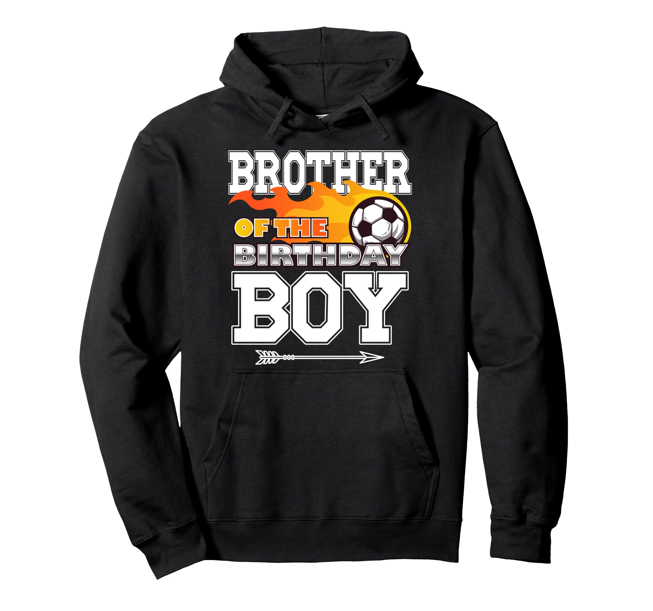 Brother Birthday Soccer Sport Hoodie - Minimalist Print for Adults - T-Shirt, Sweatshirt, Hoodie