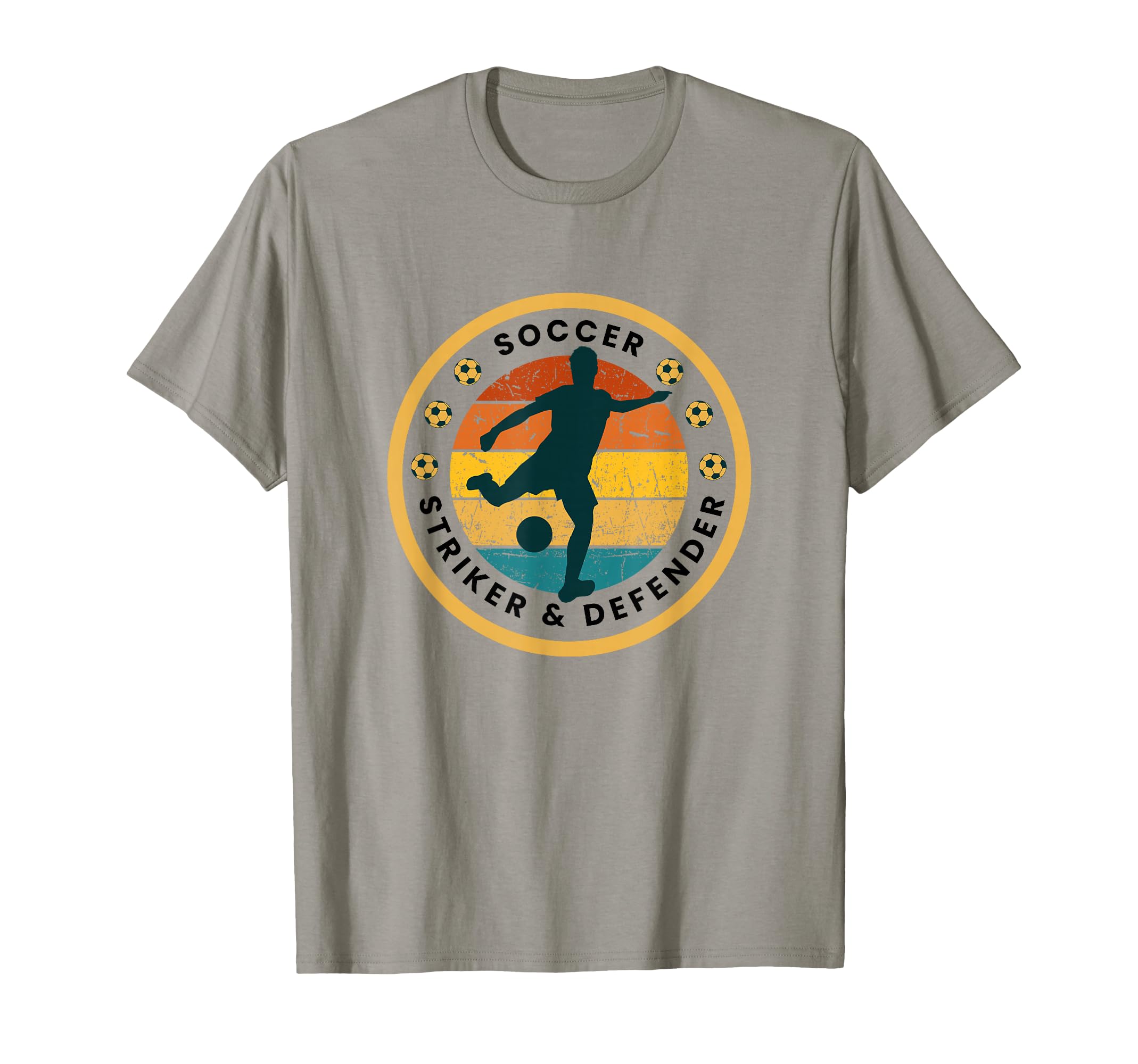 Soccer Silhouette Present Players T-Shirt - Casual Everyday Wear for Adults - T-Shirt, Sweatshirt, Hoodie