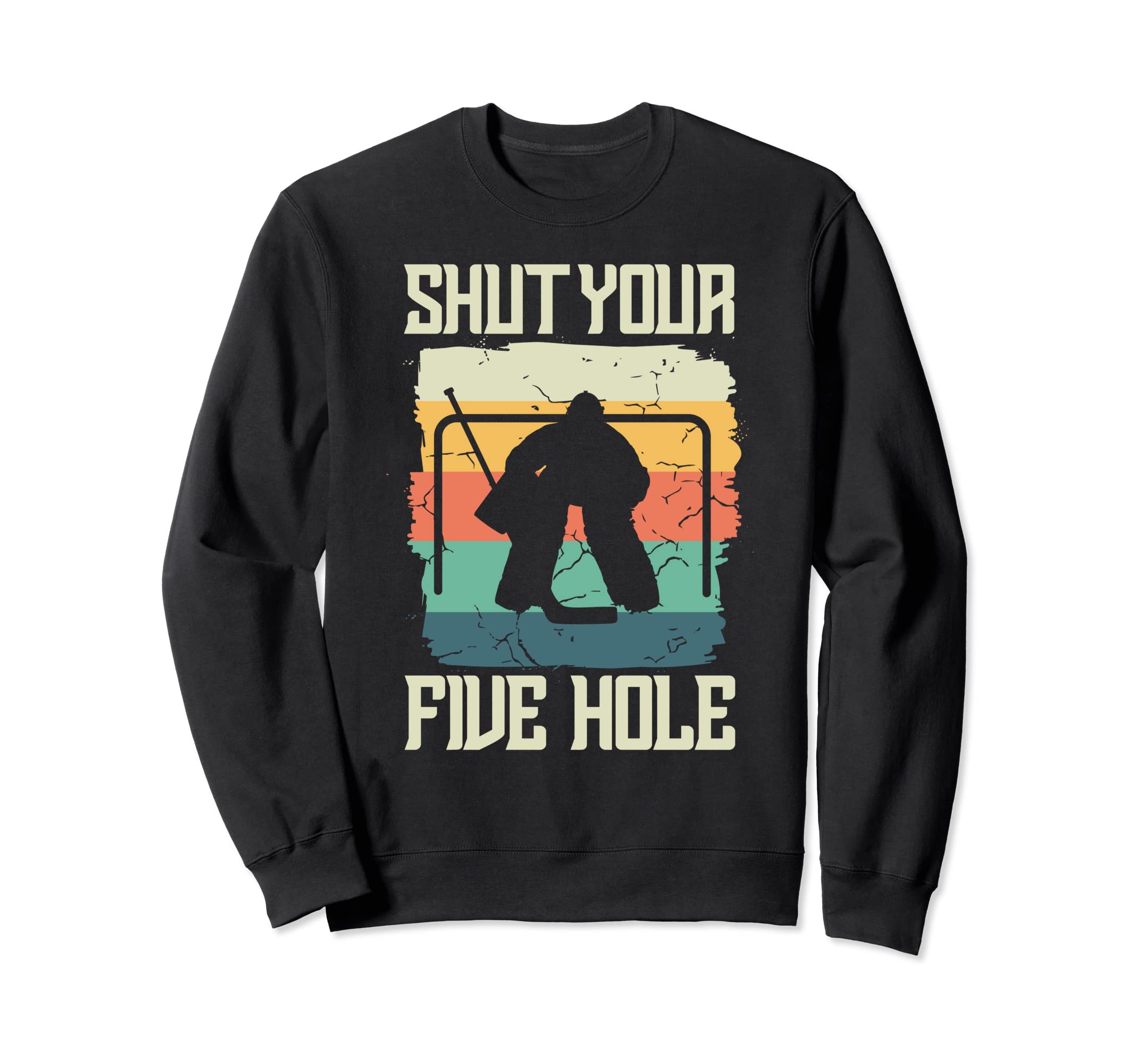 Ice Hockey Goalkeeper Goaltender Sweatshirt - Aesthetic Graphic Unisex - T-Shirt, Sweatshirt, Hoodie