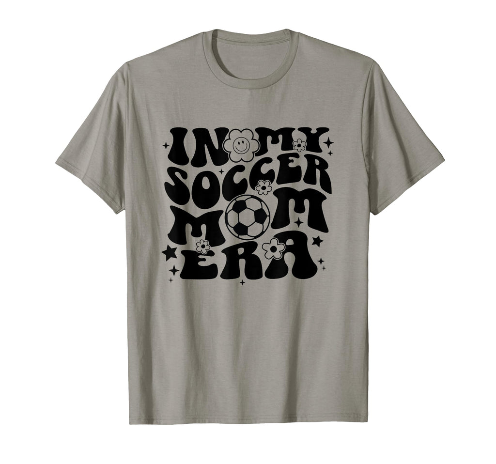 My Soccer Mom Era Soccer Mama Groovy T-Shirt - Minimalist Print for Adults - T-Shirt, Sweatshirt, Hoodie