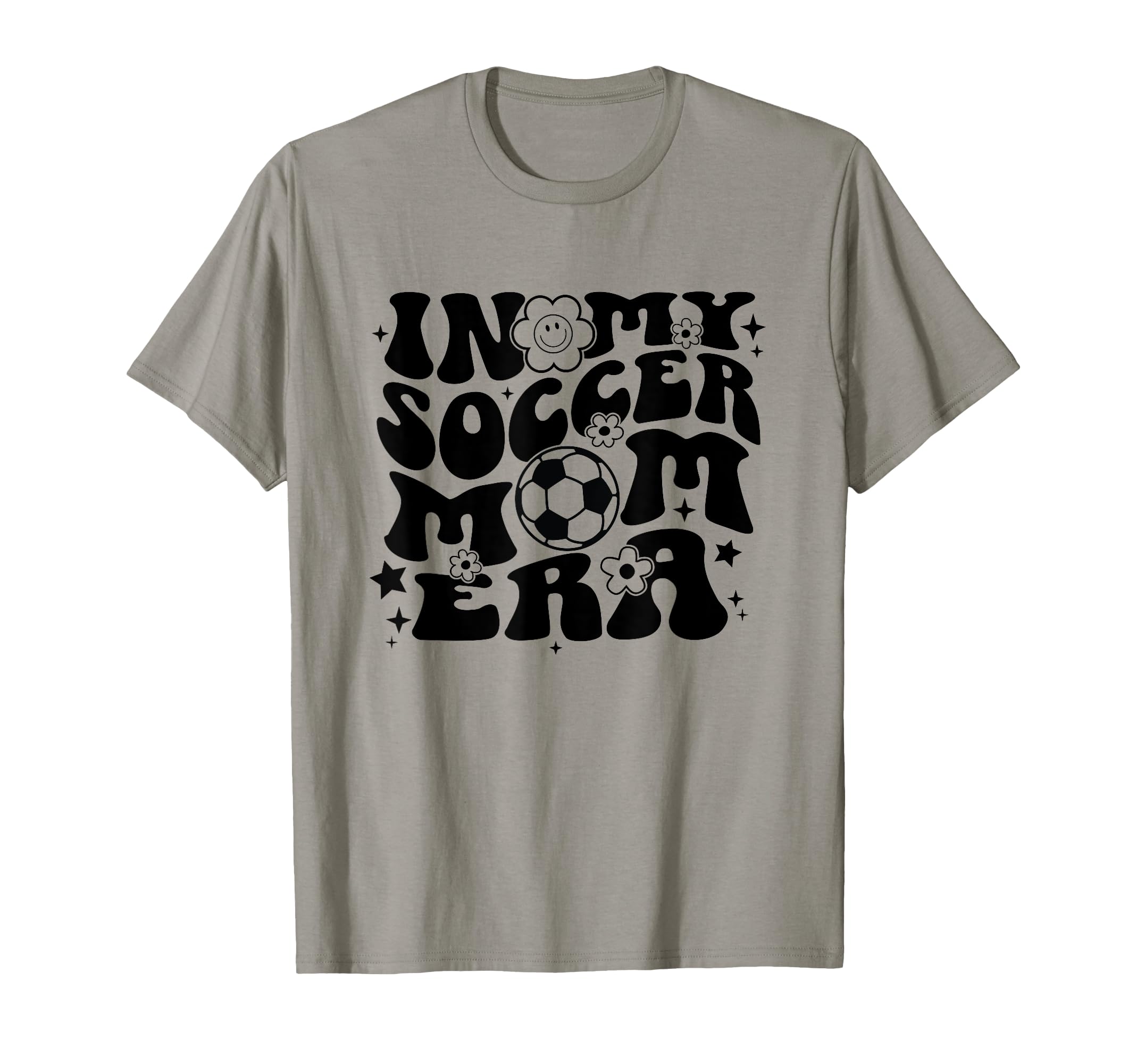 My Soccer Mom Era Soccer Mama Groovy T-Shirt - Minimalist Print for Adults - T-Shirt, Sweatshirt, Hoodie