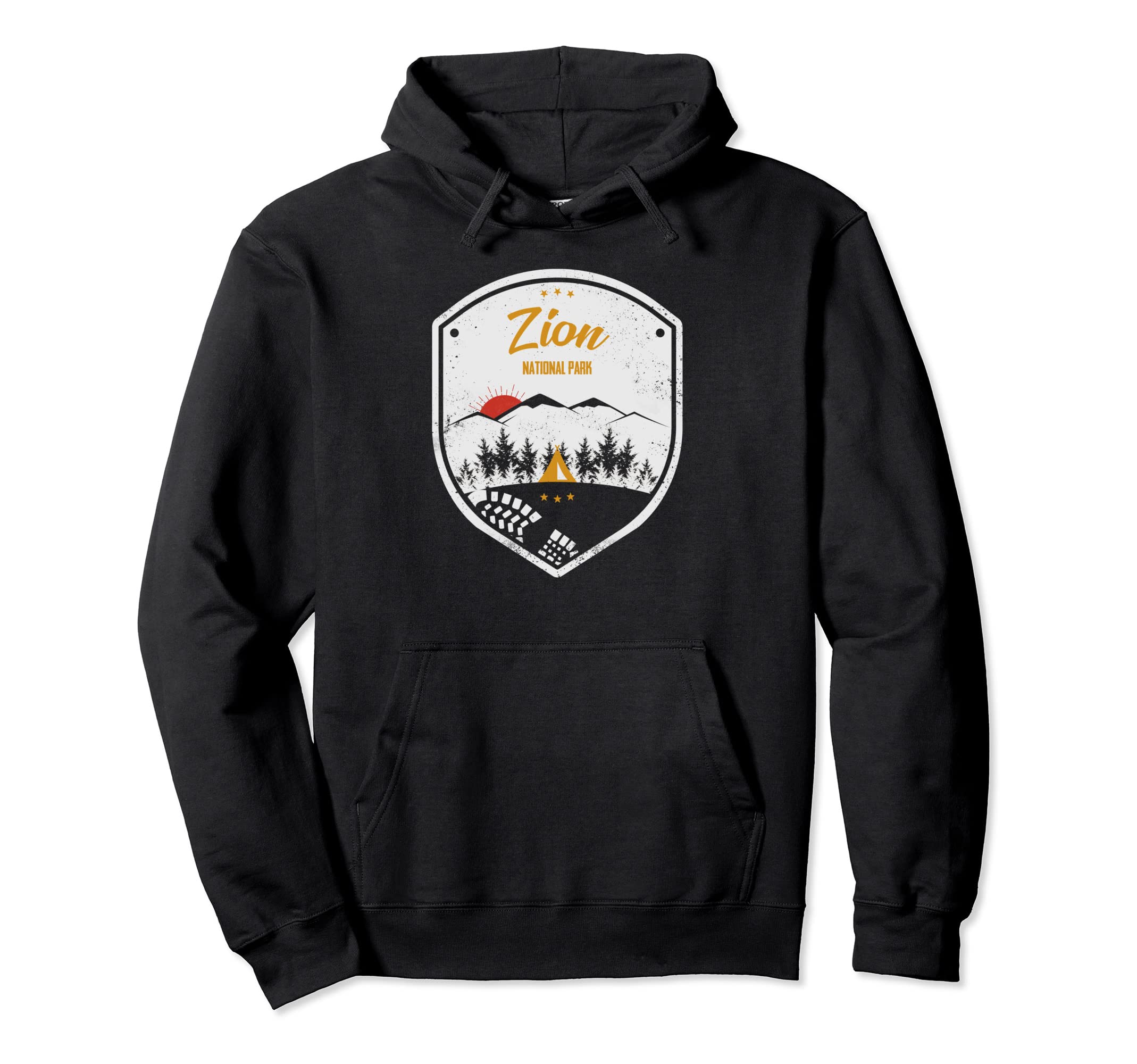 Zion National Park Souvenir Hoodie - Custom Art Print Men Women - T-Shirt, Sweatshirt, Hoodie