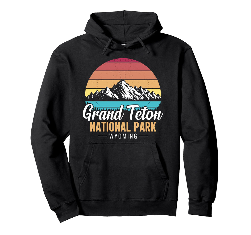 Grand Teton National Park Wyoming Sunset Hoodie - Aesthetic Graphic Unisex - T-Shirt, Sweatshirt, Hoodie