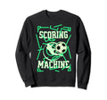 Scoring Machine Soccer Jersey Sweatshirt - Aesthetic Graphic for Adults - T-Shirt, Sweatshirt, Hoodie