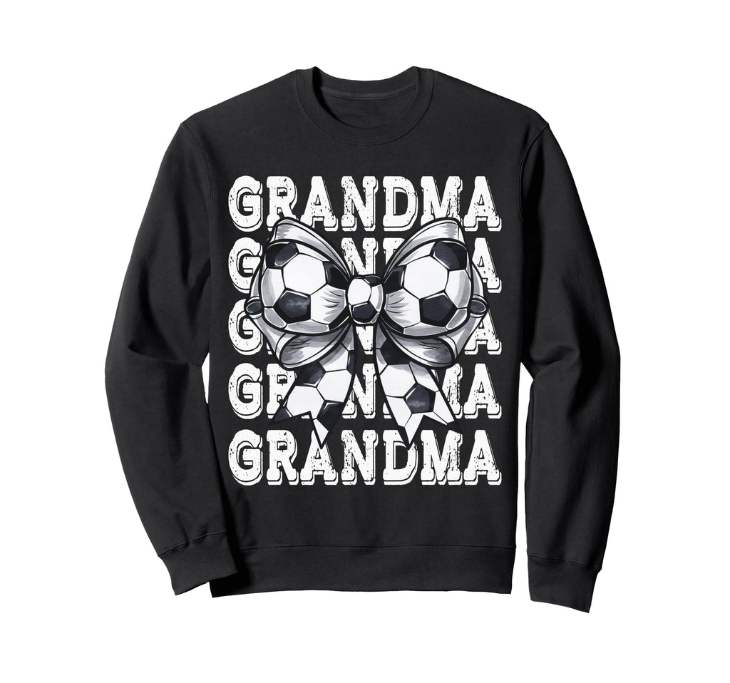 Coquette Soccer Grandma Matching Sweatshirt - Unique Graphic Men Women - T-Shirt, Sweatshirt, Hoodie