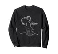Raised Old School Hip Hop Dj Turntable Sweatshirt - Trendy Graphic Unisex - T-Shirt, Sweatshirt, Hoodie