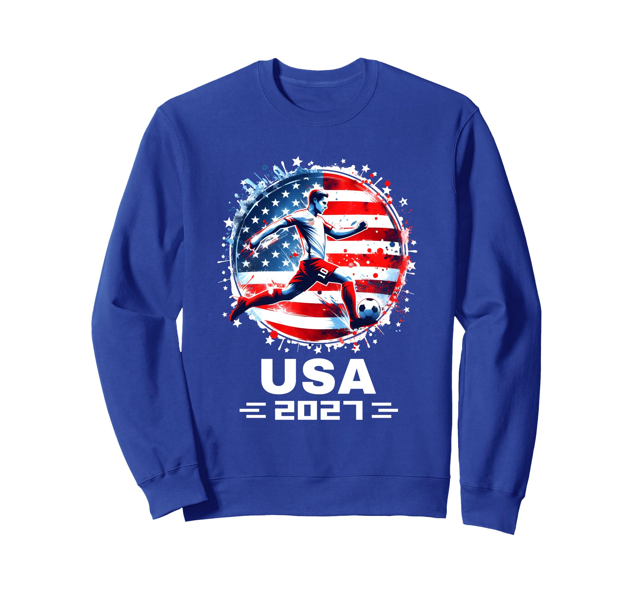 American Flag Soccer Soccer 2027 Sweatshirt - Fun Novelty Design Unisex - T-Shirt, Sweatshirt, Hoodie