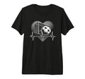 Heartbeat Soccer Player Goal Team T-Shirt - Aesthetic Graphic Men Women - T-Shirt, Sweatshirt, Hoodie