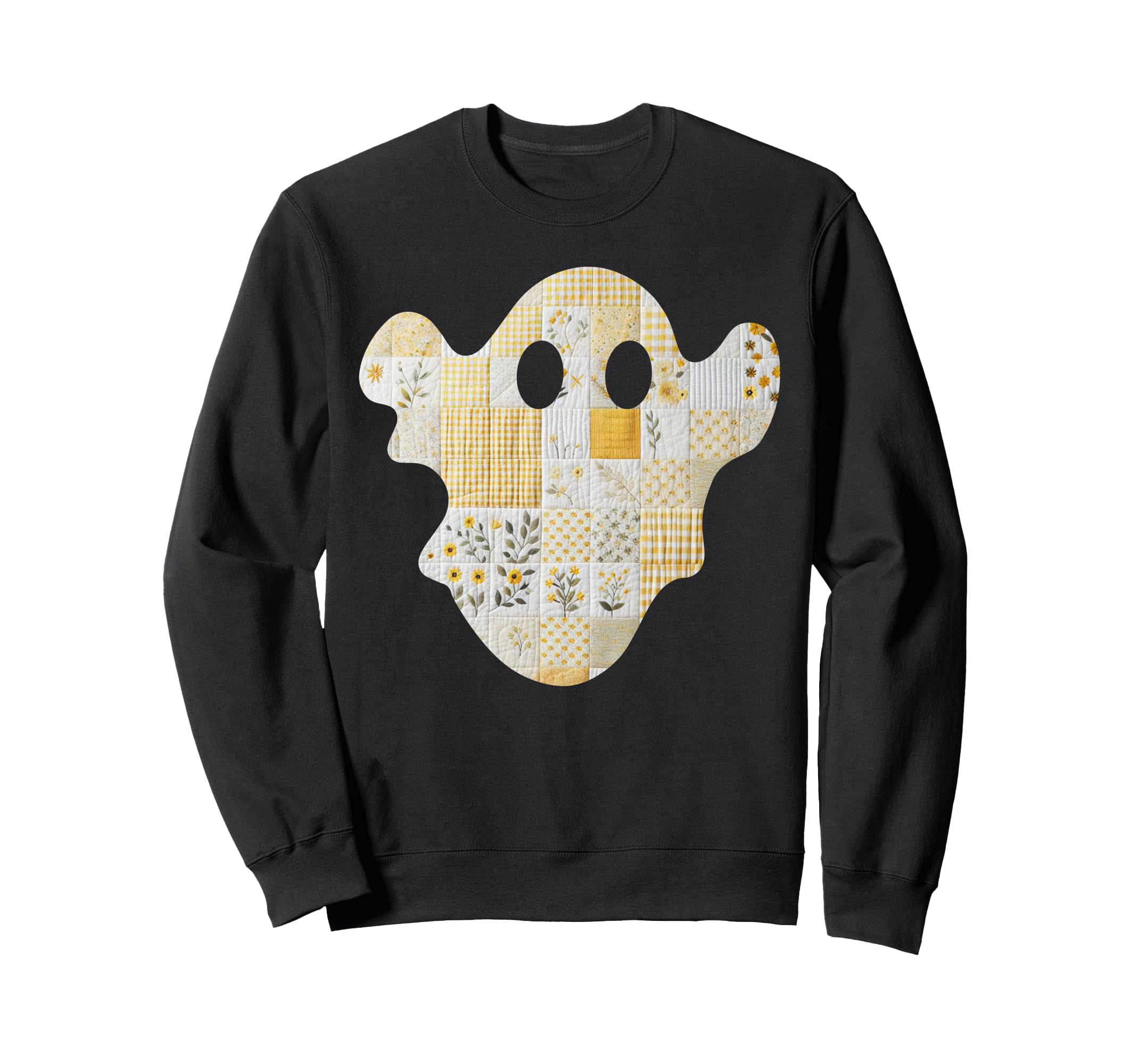 Patchwork Ghost Chic Shabby Sweatshirt - Casual Everyday Wear Men Women - T-Shirt, Sweatshirt, Hoodie