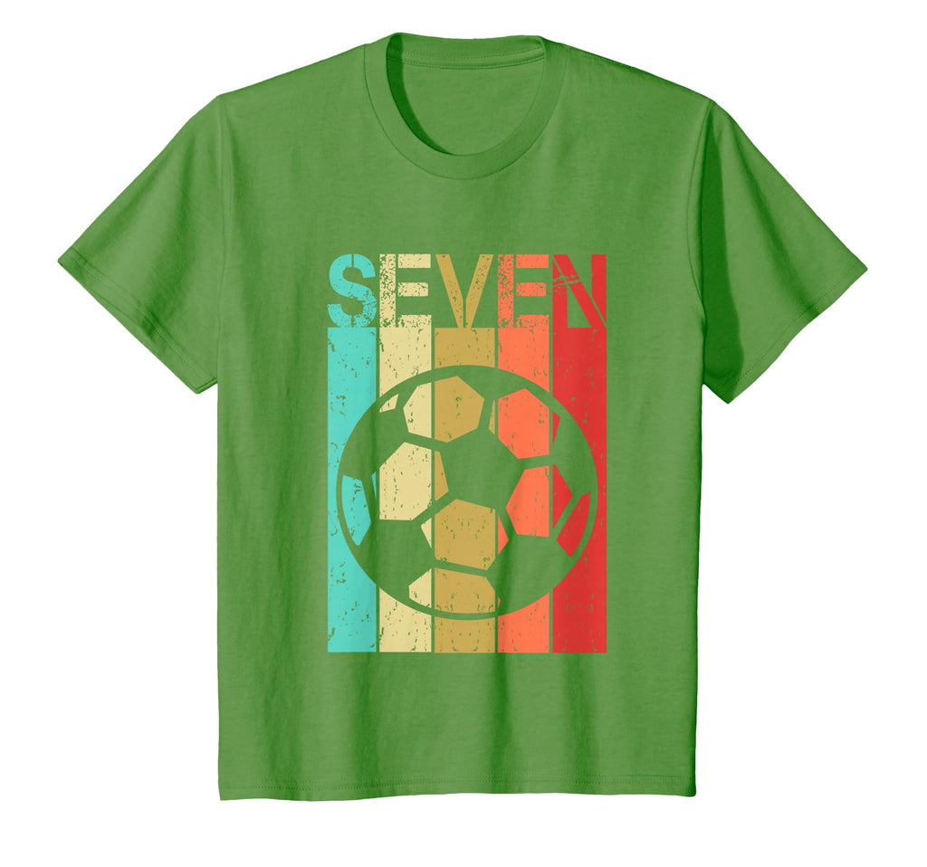 7 Year Old Soccer Birthday Seventh 7Th T-Shirt - Unique Graphic Men Women - T-Shirt, Sweatshirt, Hoodie