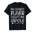 My Favorite Player Calls Me Uncle Soccer T-Shirt - Custom Art Print Unisex - T-Shirt, Sweatshirt, Hoodie
