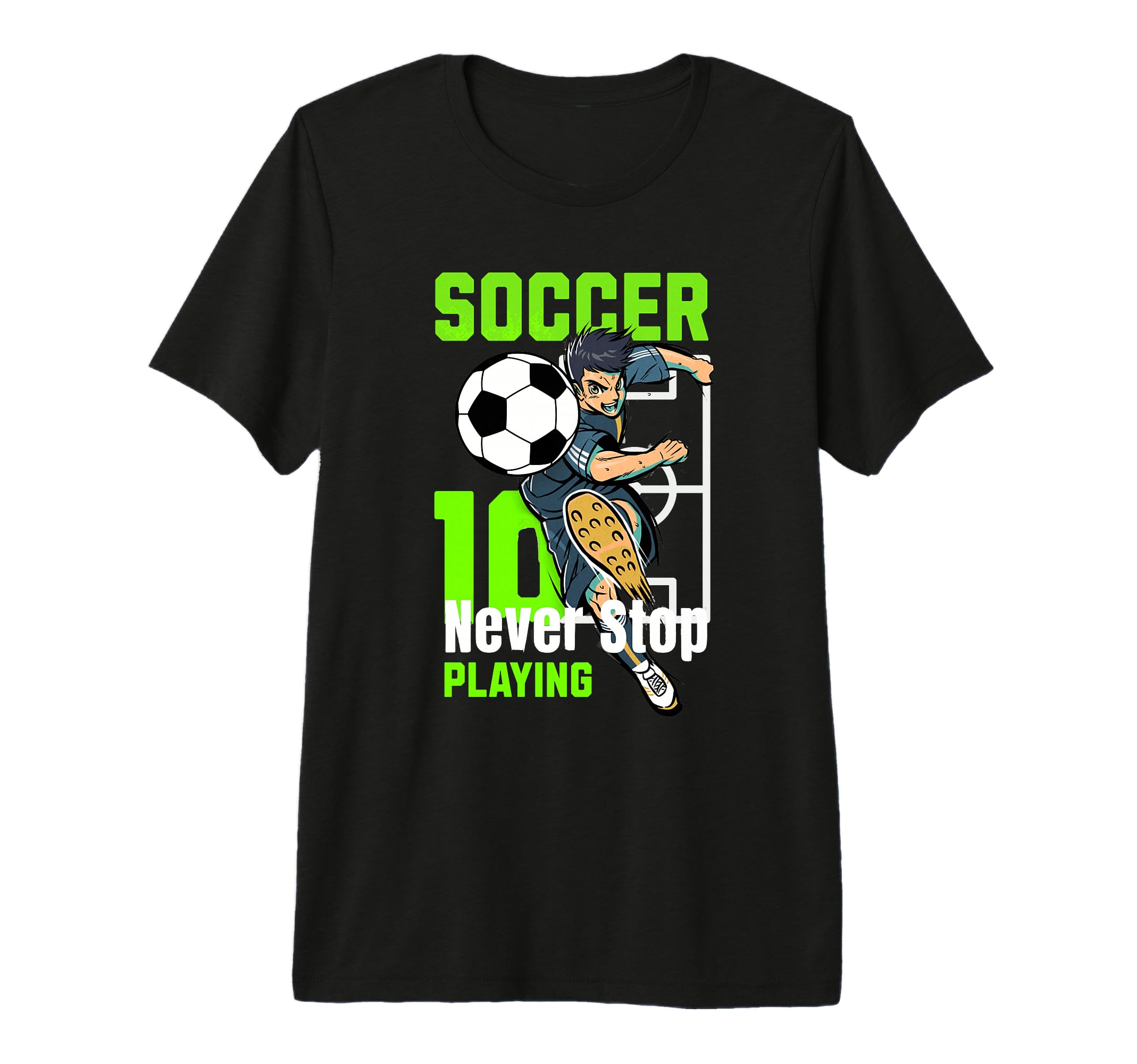 Mens Fun Soccer Player Action Sports T-Shirt - Unique Graphic Men Women - T-Shirt, Sweatshirt, Hoodie