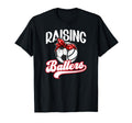 Raising Ballers Soccer Volleyball Mom T-Shirt - Graphic Print Men Women - T-Shirt, Sweatshirt, Hoodie