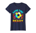Game Time Ready Soccer Ball T-Shirt - Aesthetic Graphic for Adults - T-Shirt, Sweatshirt, Hoodie