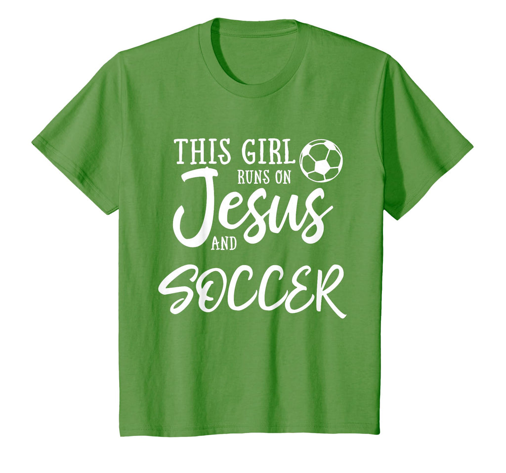 This Runs Jesus And Soccer Christian T-Shirt - Minimalist Print Men Women - T-Shirt, Sweatshirt, Hoodie