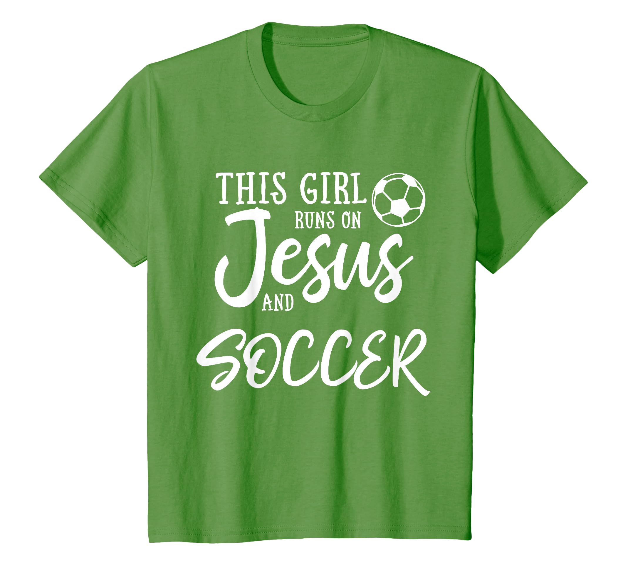 This Runs Jesus And Soccer Christian T-Shirt - Minimalist Print Men Women - T-Shirt, Sweatshirt, Hoodie