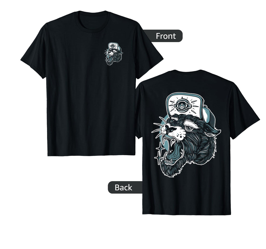 Edgy Panther American Traditional T-Shirt - Minimalist Print Men Women - T-Shirt, Sweatshirt, Hoodie