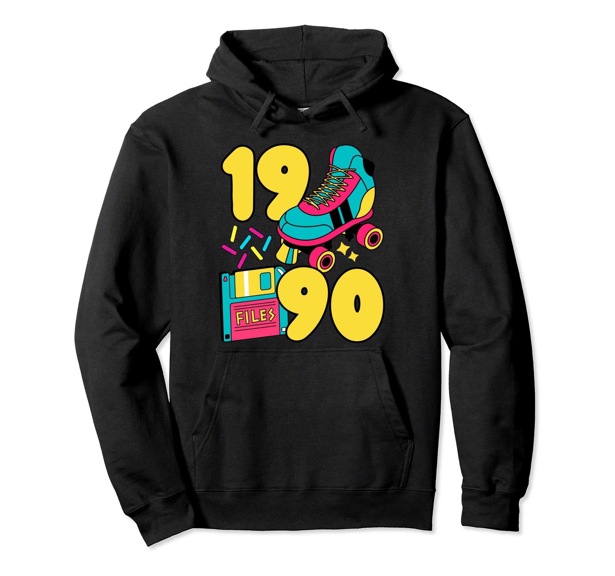 1990 Good Times 90S Tech Candy Roller Hoodie - Trendy Graphic Men Women - T-Shirt, Sweatshirt, Hoodie