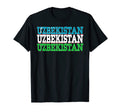 Uzbekistan National Pride Country T-Shirt - Fun Novelty Design for Adults - T-Shirt, Sweatshirt, Hoodie