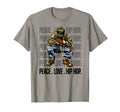 Peace Love Hip Hop Old School 90 T-Shirt - Casual Everyday Wear for Adults - T-Shirt, Sweatshirt, Hoodie