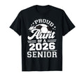 Proud Aunt 2026 Senior Soccer Graduation T-Shirt - Aesthetic Graphic Unisex - T-Shirt, Sweatshirt, Hoodie