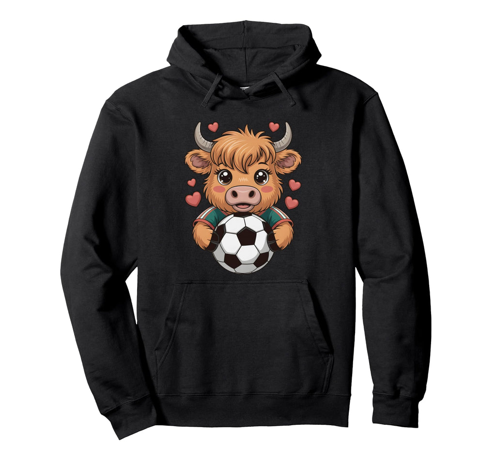 Soccer Cow Just Who Loves Heifer Hoodie - Unique Graphic Men Women - T-Shirt, Sweatshirt, Hoodie