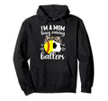 Im Mom Busy Raising Ballers Soccer Hoodie - Fun Novelty Design for Adults - T-Shirt, Sweatshirt, Hoodie