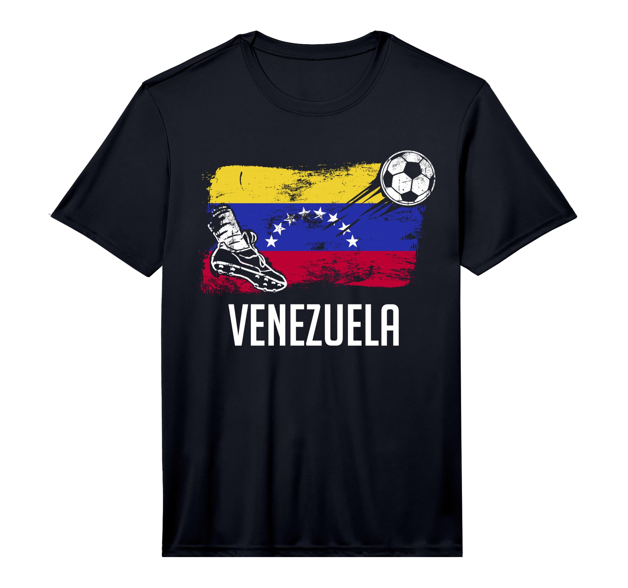 Venezuela Flag Venezuelan Soccer T-Shirt - Casual Everyday Wear Unisex - T-Shirt, Sweatshirt, Hoodie