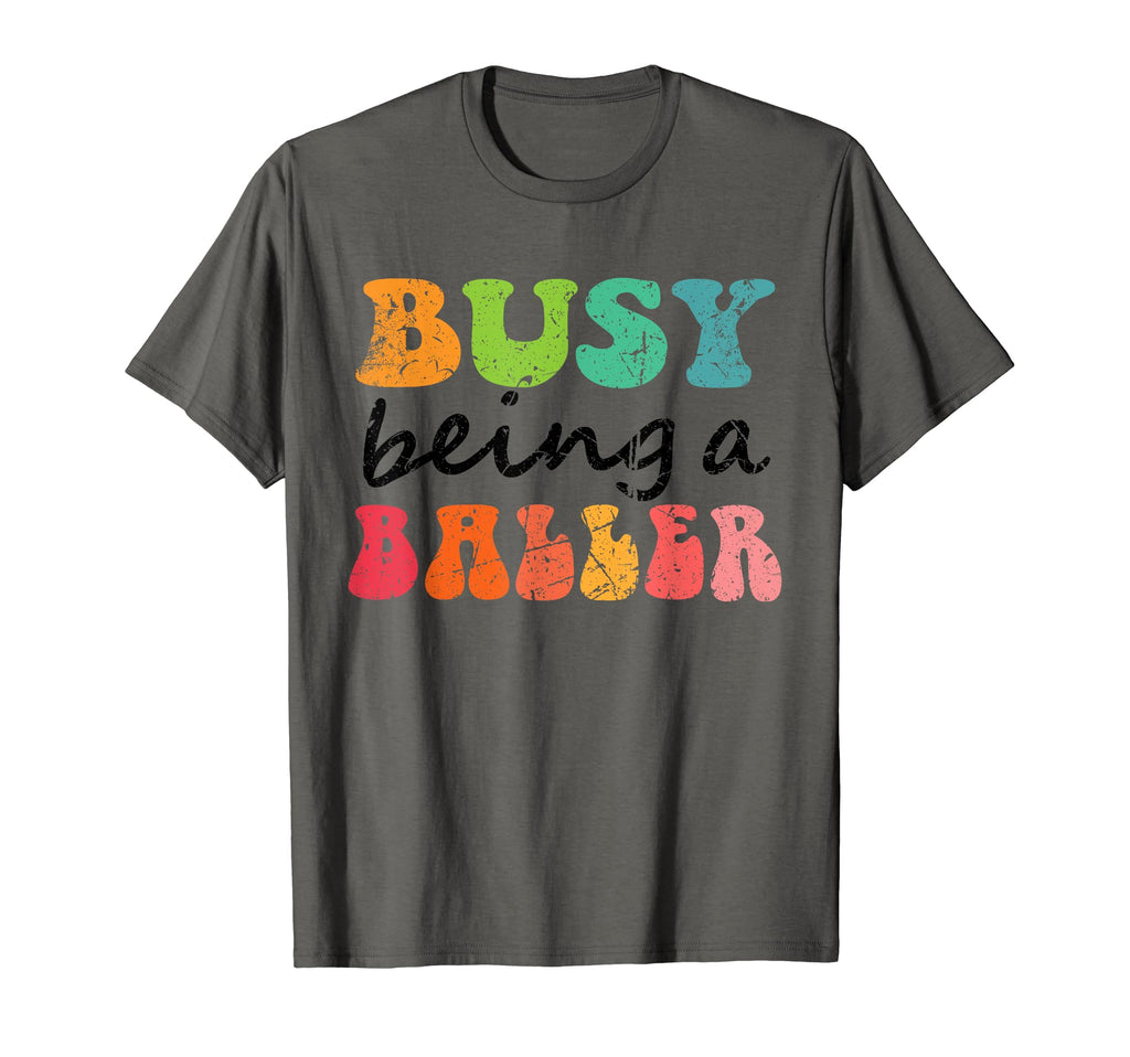Busy Raising Baller T-Shirt - Minimalist Print Unisex - T-Shirt, Sweatshirt, Hoodie