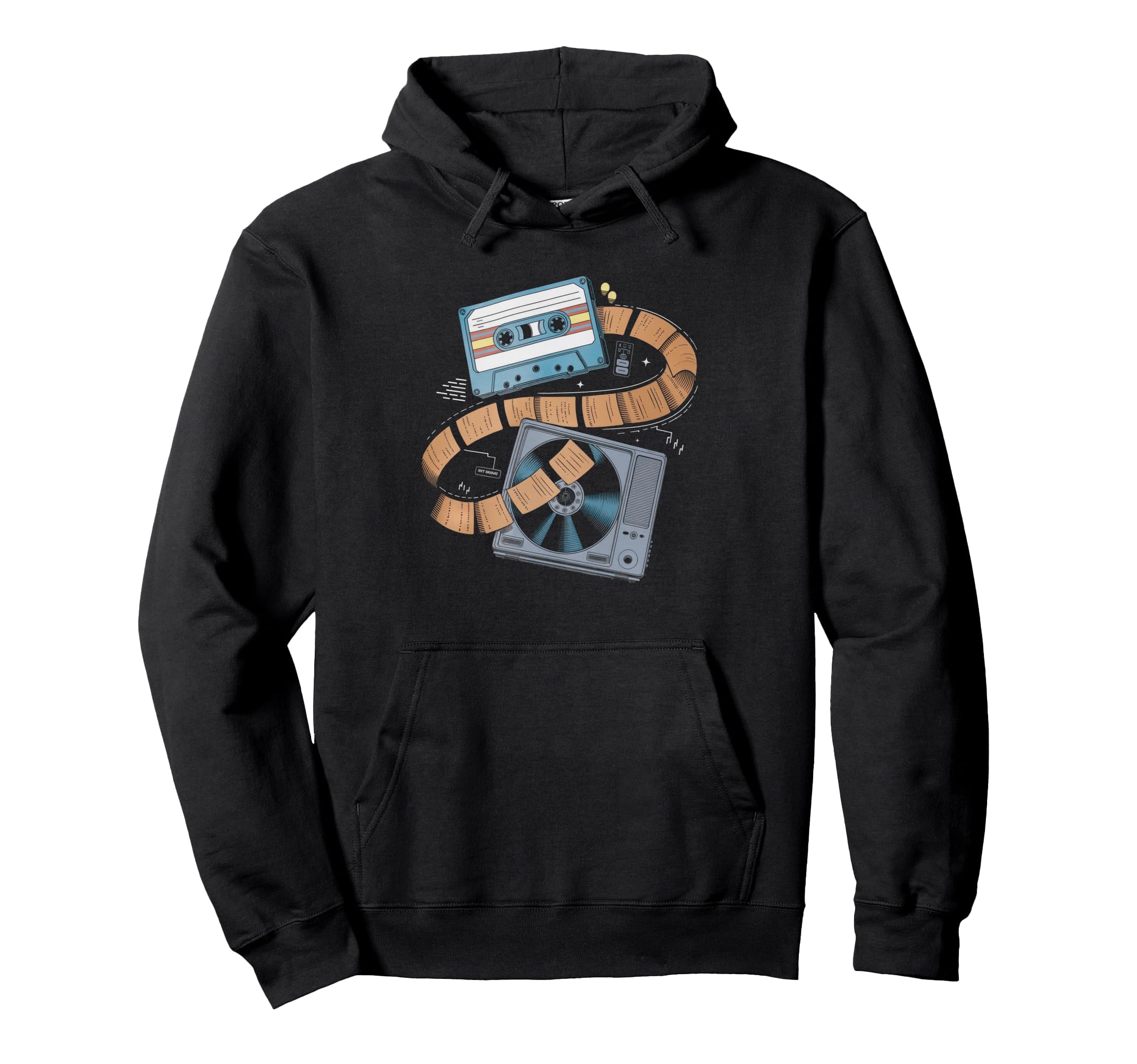Cassette 80S 90S Party Mixtape Tape Hoodie - Unique Graphic Men Women - T-Shirt, Sweatshirt, Hoodie