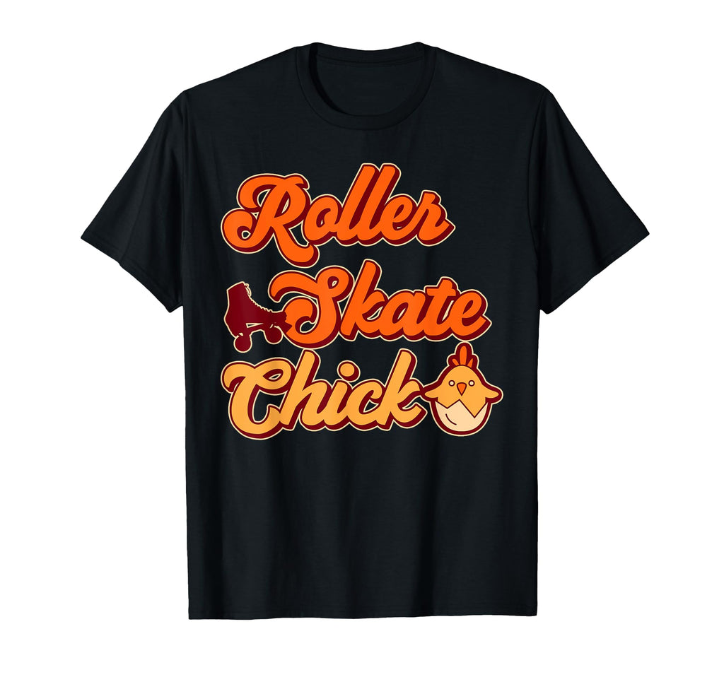 Roller Skating Skate 1970S Chicken Roller T-Shirt - Graphic Print Men Women - T-Shirt, Sweatshirt, Hoodie