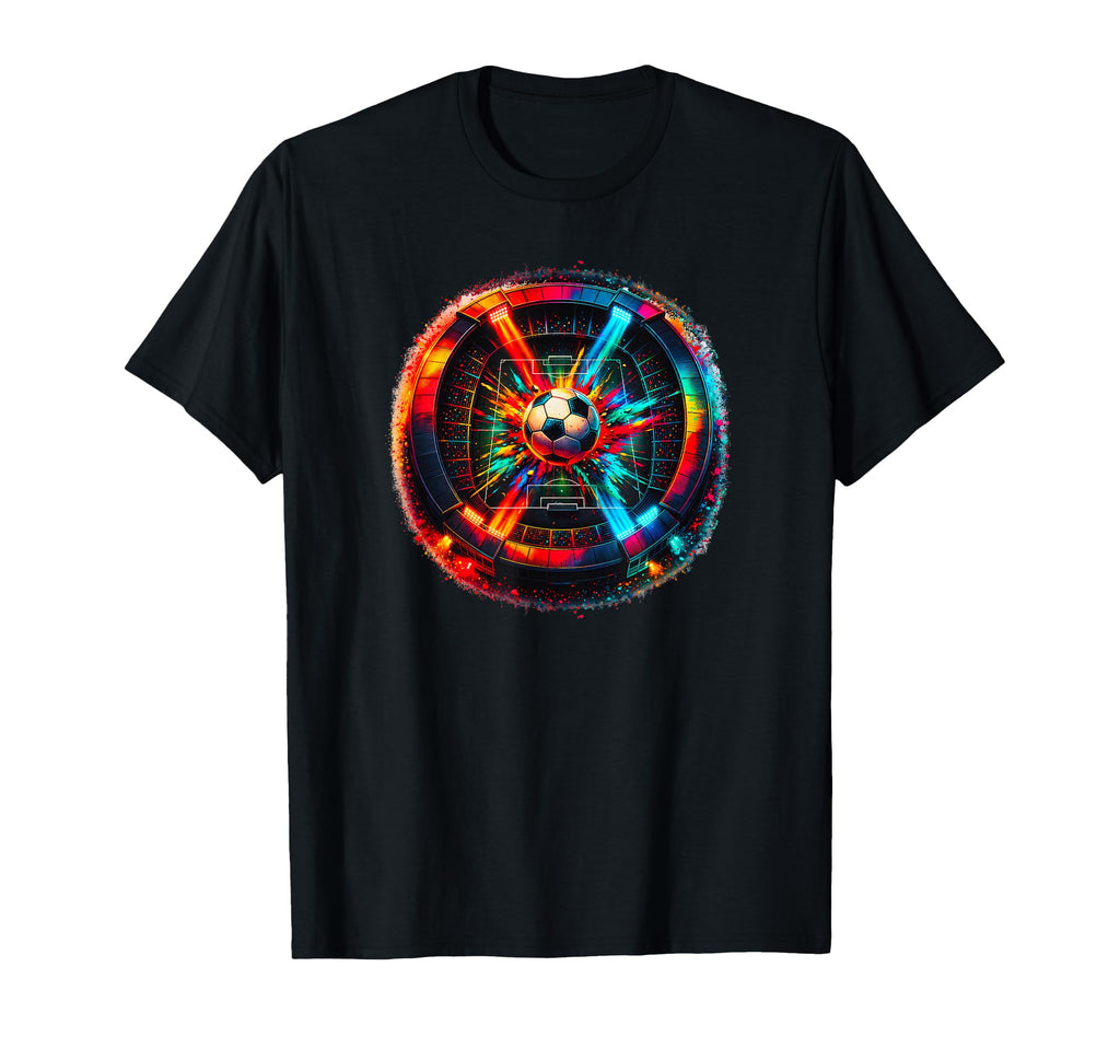 Color Burst Soccer Stadium T-Shirt - Trendy Graphic Men Women - T-Shirt, Sweatshirt, Hoodie