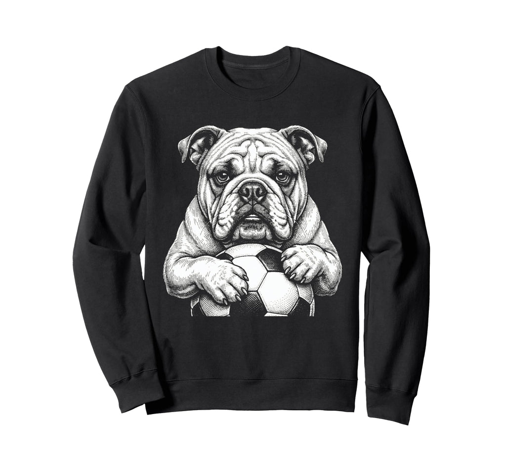 Ball Mascot Black And White Sweatshirt - Casual Everyday Wear Men Women - T-Shirt, Sweatshirt, Hoodie
