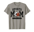 Soccer And Football Mama Sports Mom T-Shirt - Aesthetic Graphic Men Women - T-Shirt, Sweatshirt, Hoodie