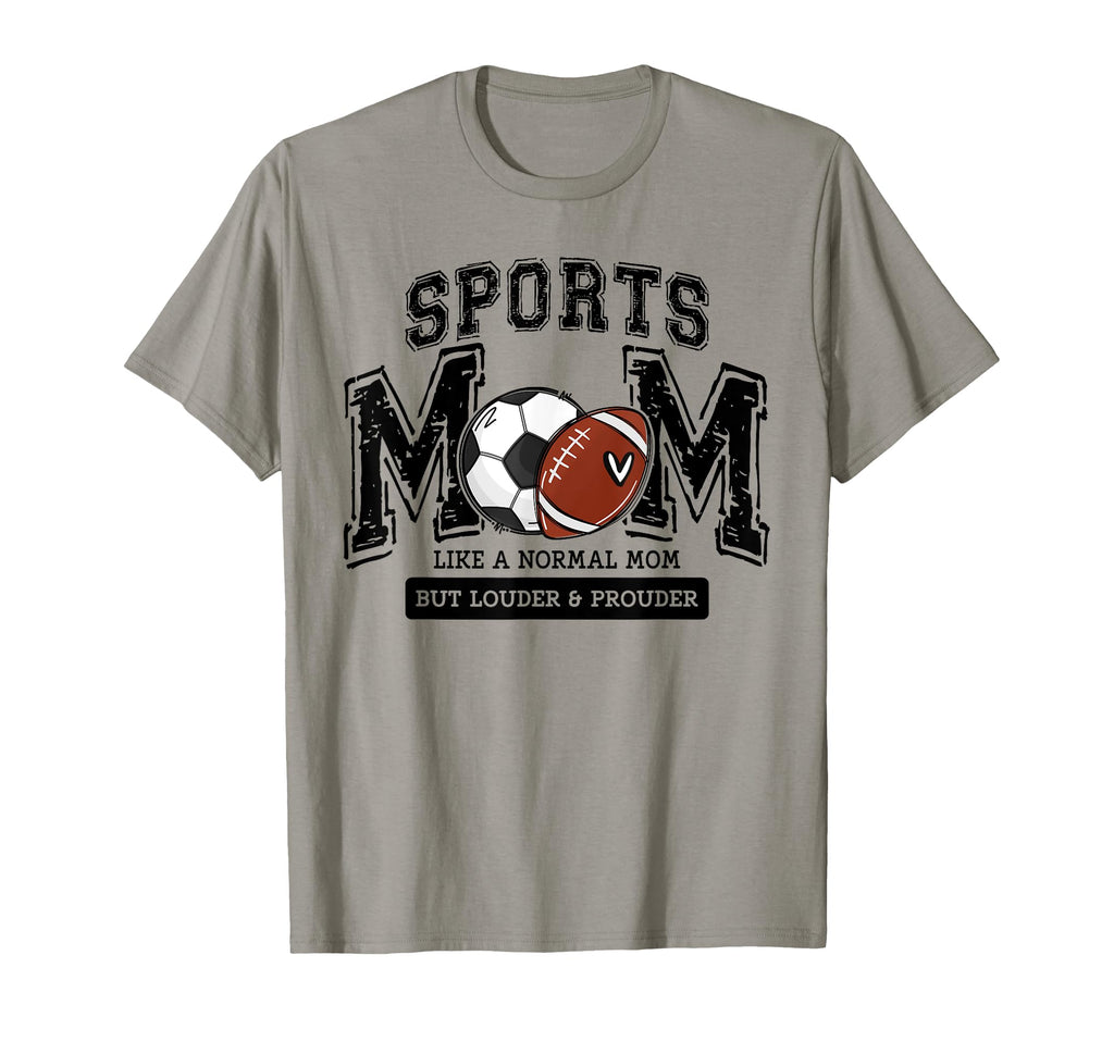 Soccer And Football Mama Sports Mom Life T-Shirt - Minimalist Print Unisex - T-Shirt, Sweatshirt, Hoodie