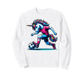 Footballer Unicorn Fans Soccer Sweatshirt - Streetwear Style for Adults - T-Shirt, Sweatshirt, Hoodie