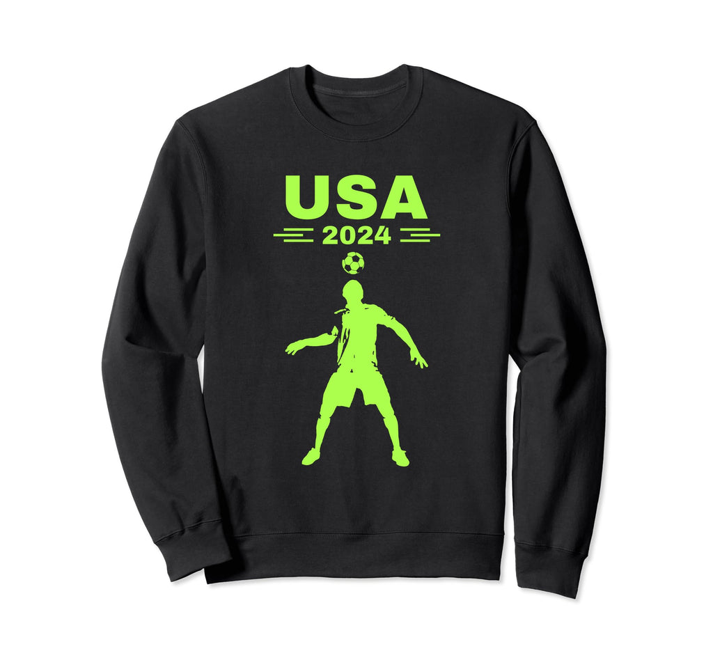 American Soccer Soccer 2024 Sweatshirt - Fun Novelty Design Unisex - T-Shirt, Sweatshirt, Hoodie